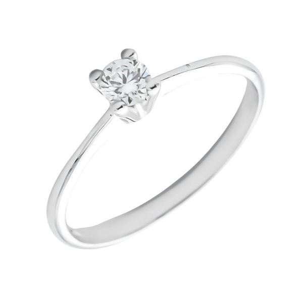 Imagen de Anillo Mishelle Diamante 0,24ct G-VS Oro Blanco 18K