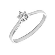 Imagen de Anillo Monique Diamante 0,20ct G-VS Oro Blanco 18K