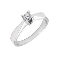 Imagen de Anillo Varenna Diamante 0,19ct G-VS Oro Blanco 18K