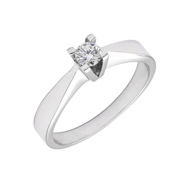 Imagen de Anillo Varenna Diamante 0,19ct G-VS Oro Blanco 18K