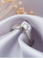 Imagen de Anillo Varenna Diamante 0,19ct G-VS Oro Blanco 18K