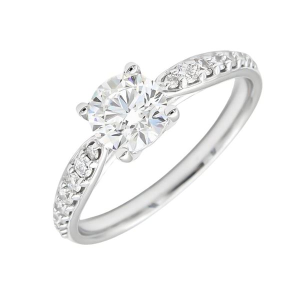 Imagen de Anillo Zenin Diamantes 0,83ct DF-VVS Oro Blanco 18K