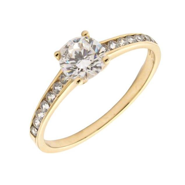 Imagen de Anillo Lily Oro 18K