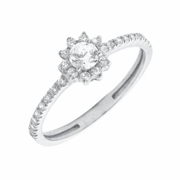 Imagen de Anillo Roxy Oro Blanco 18K