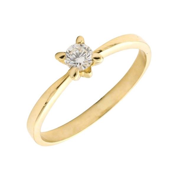 Imagen de Anillo Luar Diamante 0,17ct GH-SI Oro 18K