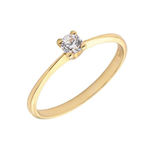 Imagen de Anillo Mishelle 3mm Oro 18K