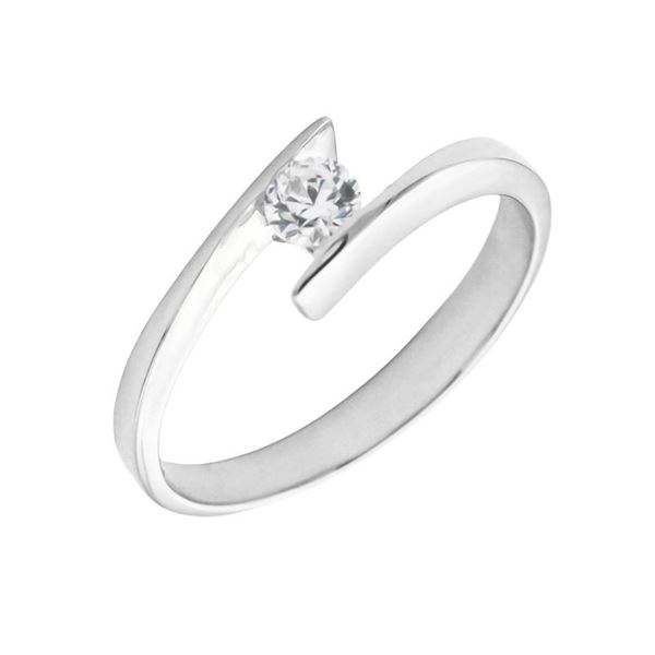 Imagen de Anillo Keila Oro Blanco 18K