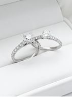 Imagen de Anillo Venecia Diamantes 1,30ct DF-VS EGL Oro Blanco 18K