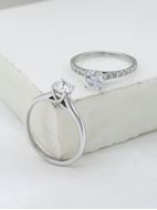 Imagen de Anillo Venecia Diamantes 1,30ct DF-VS EGL Oro Blanco 18K