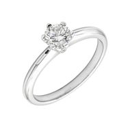 Imagen de Solitario Lyra Diamante 0,50ct G-VS Oro Blanco 18K