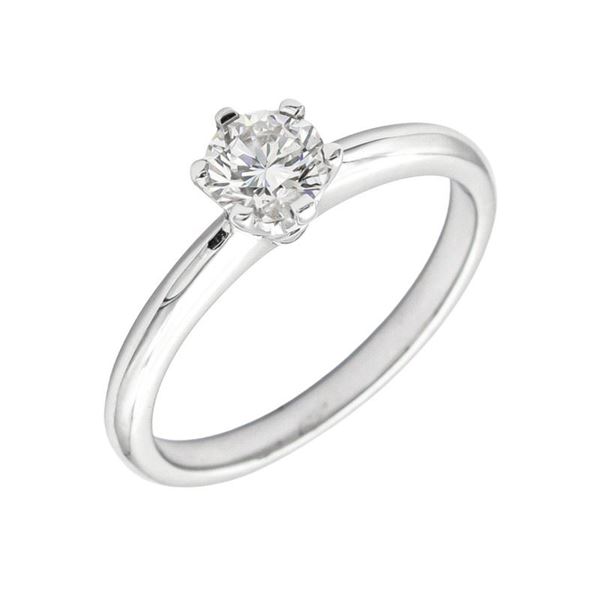 Imagen de Solitario Lyra Diamante 0,50ct G-VS Oro Blanco 18K