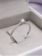 Imagen de Anillo Briana Diamantes 0,21ct DF-VS1 Oro Blanco 18K