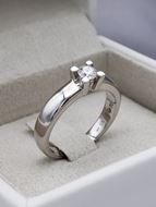 Imagen de Anillo Veira Diamante 0,25ct G-VS Oro Blanco 18K