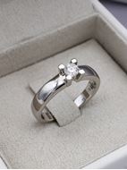 Imagen de Anillo Veira Diamante 0,25ct G-VS Oro Blanco 18K
