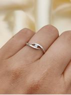 Imagen de Anillo Shania Diamante 0,025ct G-VS Oro Blanco 18K