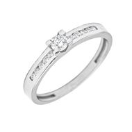 Imagen de Anillo Dunya Diamantes 0,30ct E-VS1 Oro Blanco 18K