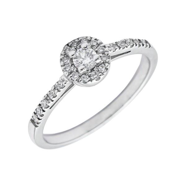 Imagen de Anillo Virna Diamantes 0,21ct G-VS Oro Blanco 18K
