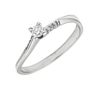 Imagen de Anillo Liz Diamantes 0,11ct G-VS Oro Blanco 18K