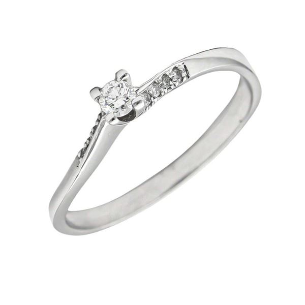 Imagen de Anillo Liz Diamantes 0,11ct G-VS Oro Blanco 18K