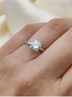 Imagen de Solitario Brisa Diamante 1,24ct Oro Blanco 18K