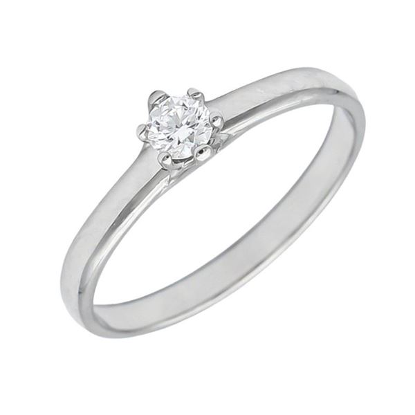 Imagen de Solitario Mae Diamante 0,16ct DF-VS1 Oro Blanco 18K