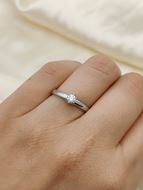 Imagen de Solitario Mae Diamante 0,16ct DF-VS1 Oro Blanco 18K