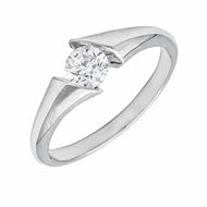 Imagen de Anillo Unity Diamante 0,51ct F-GIA Oro Blanco 18K
