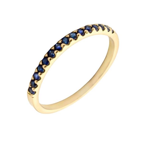 Imagen de Media Alianza Bella Zafiro Oro 18K