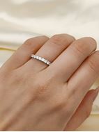 Imagen de Media Alianza Bellísima Diamantes 0,55ct EF-SI Oro Blanco 18K