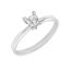 Imagen de Solitario Luar 4mm Oro Blanco 18K
