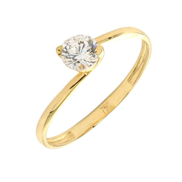 Imagen de Solitario Round Oro 18K