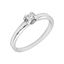 Imagen de Solitario Olivia Diamante 0,10ct G-VS Oro Blanco 18K