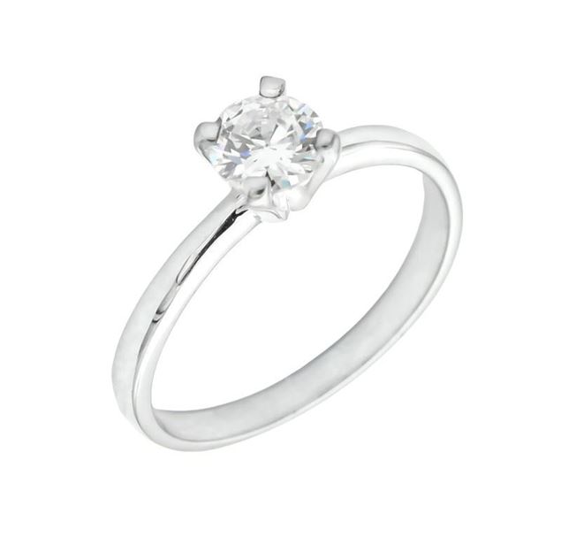 Imagen de Solitario Brisa Diamante 0,50ct G-VS Oro Blanco 18K