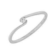 Imagen de Anillo Shela Diamante 0,04ct E-VS1 Oro Blanco 18K