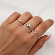 Imagen de Anillo Kai Oro Blanco 18K