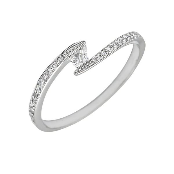 Imagen de Anillo Yin Diamantes 0,17ct G-VS Oro Blanco 18K