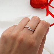 Imagen de Anillo Yin Diamantes 0,17ct G-VS Oro Blanco 18K