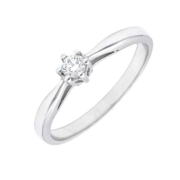 Imagen de Anillo Attract Diamante 0,10ct G-VS Oro Blanco 18K