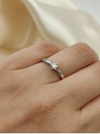 Imagen de Anillo Attract Diamante 0,10ct G-VS Oro Blanco 18K
