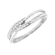 Imagen de Anillo Fern Oro Blanco 18K