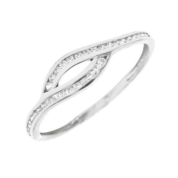 Imagen de Anillo Ivet Oro Blanco 18K