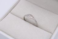 Imagen de Anillo Ivet Oro Blanco 18K