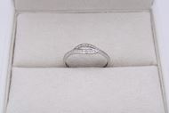 Imagen de Anillo Ivet Oro Blanco 18K