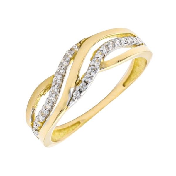 Imagen de Anillo Blaze Oro Bicolor 18K