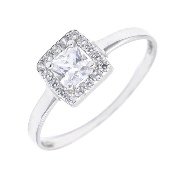 Imagen de Anillo Isabel Oro Blanco 18K