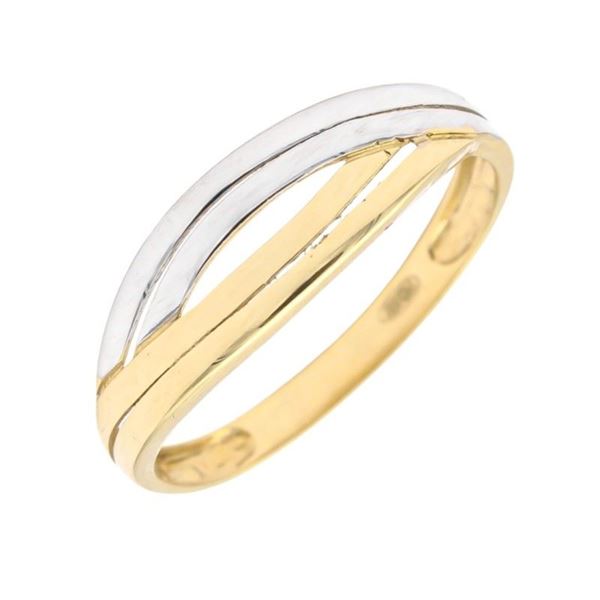Imagen de Anillo Dala Oro Bicolor 18K