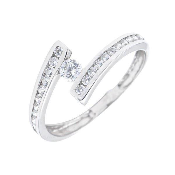 Imagen de Anillo Loud Oro Blanco 18K