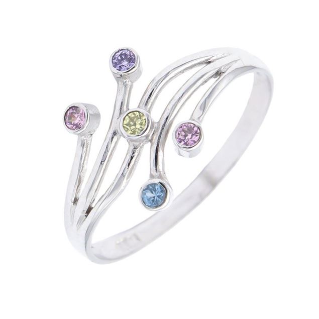 Imagen de Anillo Kiri Oro Blanco 18K