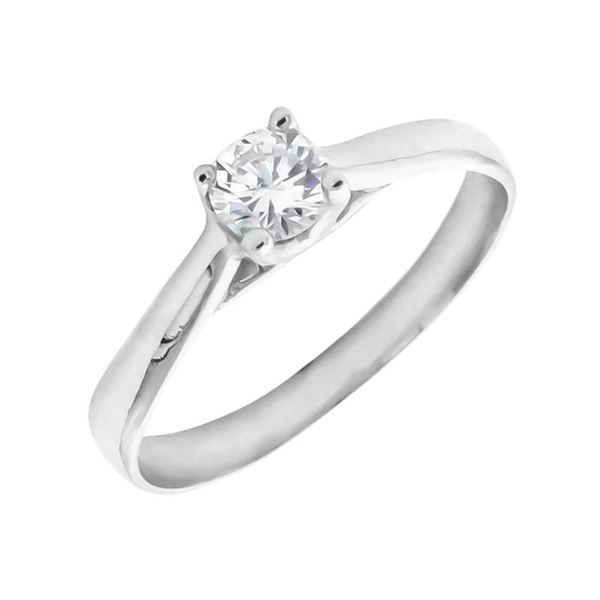 Imagen de Anillo Natalie Diamante 0,30ct E-VS1 IGI Oro Blanco 18K