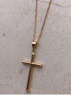 Imagen de Cruz Tubo Oro 18K
